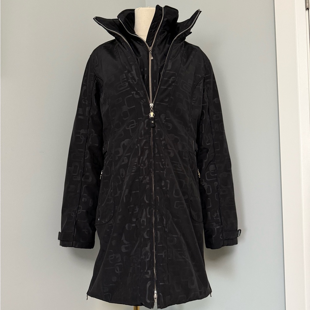 Sunice “Stimuli Collection” Black Print Coat | Size 6 winter coat